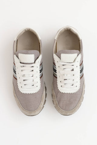 Brunello Cucinelli Monili Lace Up Sneaker