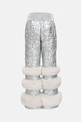 Moose Knuckles x Telfar Quilted Fur Trim Pants