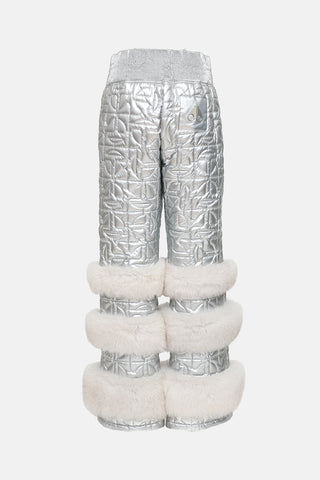 Moose Knuckles x Telfar Quilted Fur Trim Pants