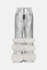 Moose Knuckles x Telfar Quilted Fur Trim Pants