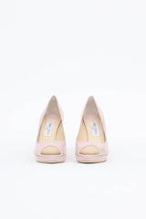 Jimmy Choo Patent Peep Toe Pump