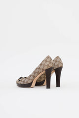 Gucci Monogram Horsebit Pump