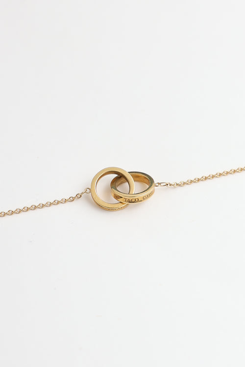 Tiffany & Co. 18K Yellow Gold Interlocking Circles Bracelet