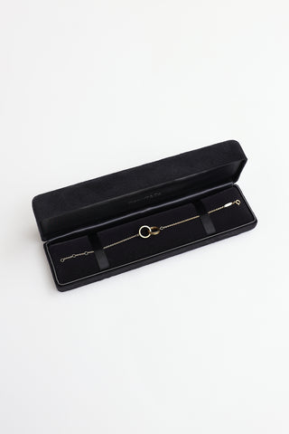 Tiffany & Co. 18K Yellow Gold Interlocking Circles Bracelet