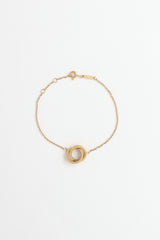 Tiffany & Co. 18K Yellow Gold Interlocking Circles Bracelet