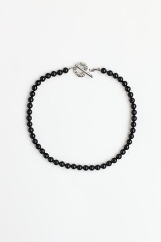 Tiffany & Co. Onyx Toggle Necklace