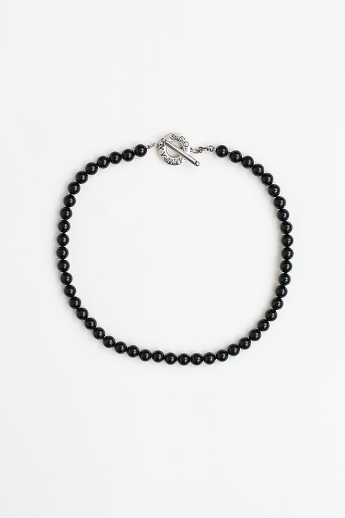 Tiffany & Co. Onyx Toggle Necklace
