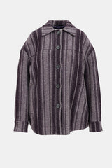 Acne Studios Chevron Wool Coat