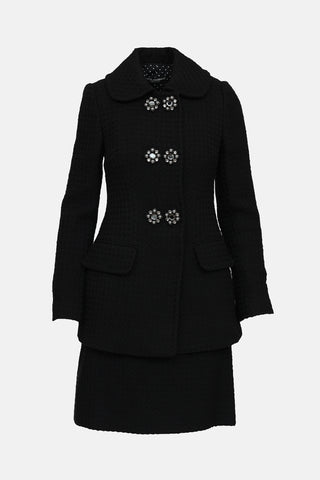 Rhinestone Jacket & Skirt Co-Ord Set