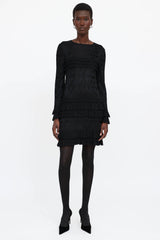 Chanel SS 2020 Knit Ruffle Dress