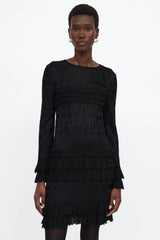 Chanel SS 2020 Knit Ruffle Dress