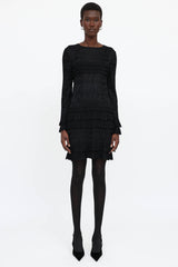 Chanel SS 2020 Knit Ruffle Dress
