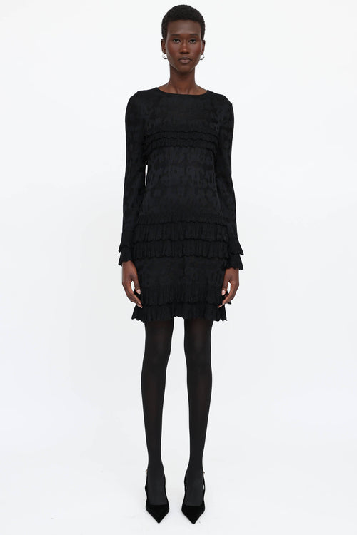 Chanel SS 2020 Knit Ruffle Dress