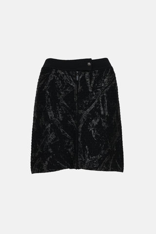 Fall 2011 Knit Printed Jacket & Skirt Co-Ord Set