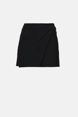 Wardrobe.NYC Wrap Mini Skirt
