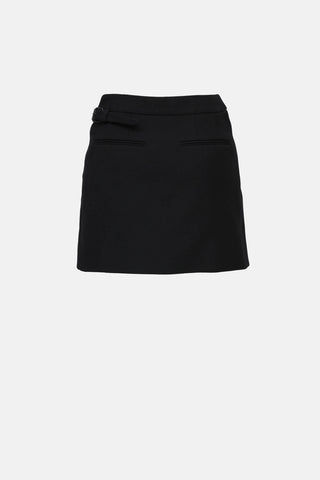 Wardrobe.NYC Wrap Mini Skirt
