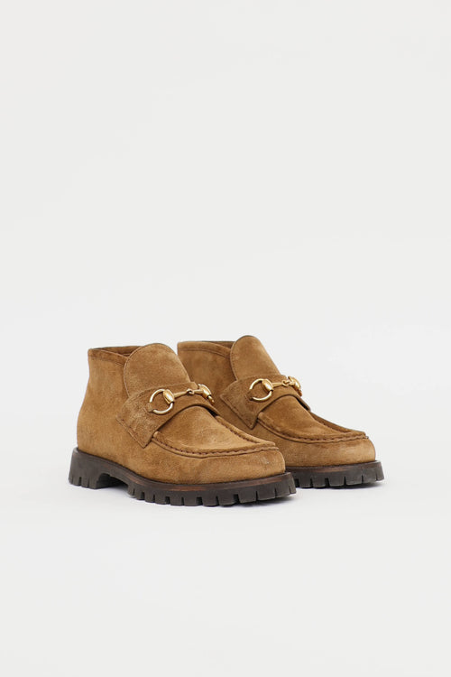 Gucci Suede Ankle Boot