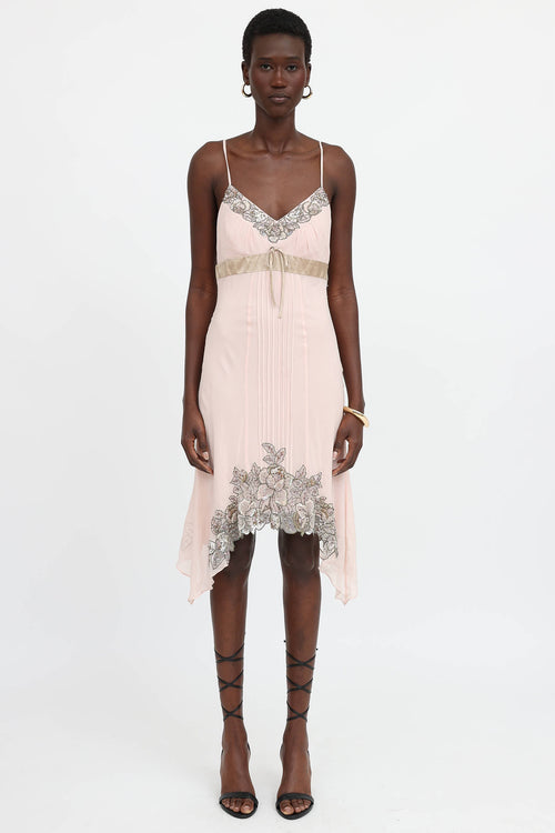 Sue Wong Beaded Midi Dress