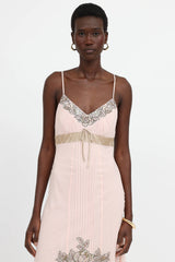 Sue Wong Beaded Midi Dress