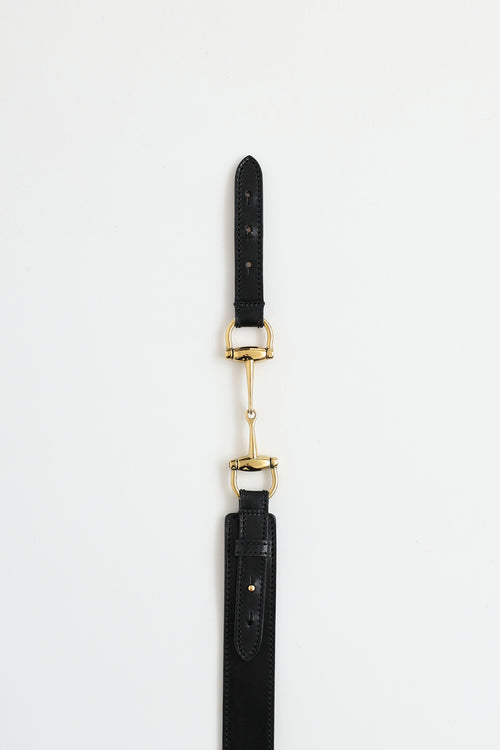 Gucci Horsebit Leather Belt