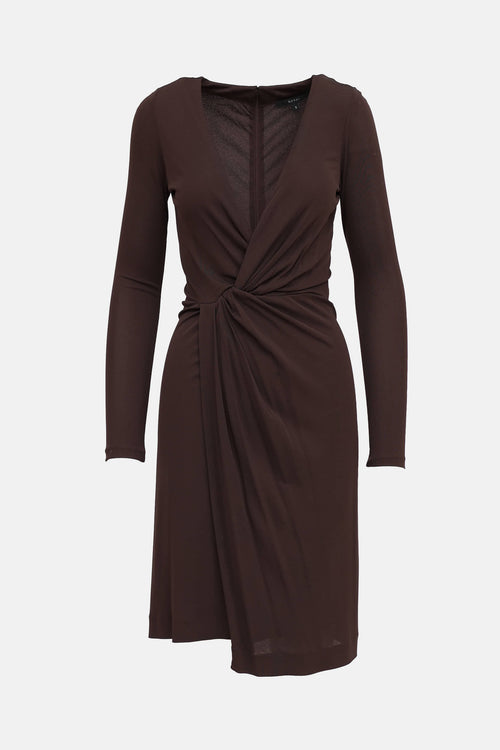 Gucci 2011 Long Sleeve Midi Dress