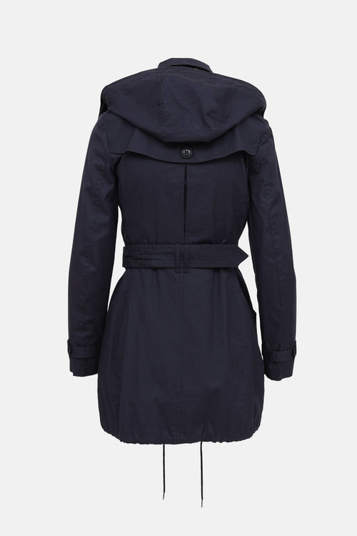 Burberry Hooded Trench Coat