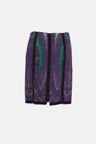 Etro Paisley Mini Skirt