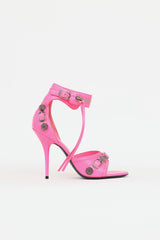Balenciaga Leather Cagole Heel