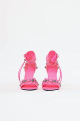 Balenciaga Leather Cagole Heel