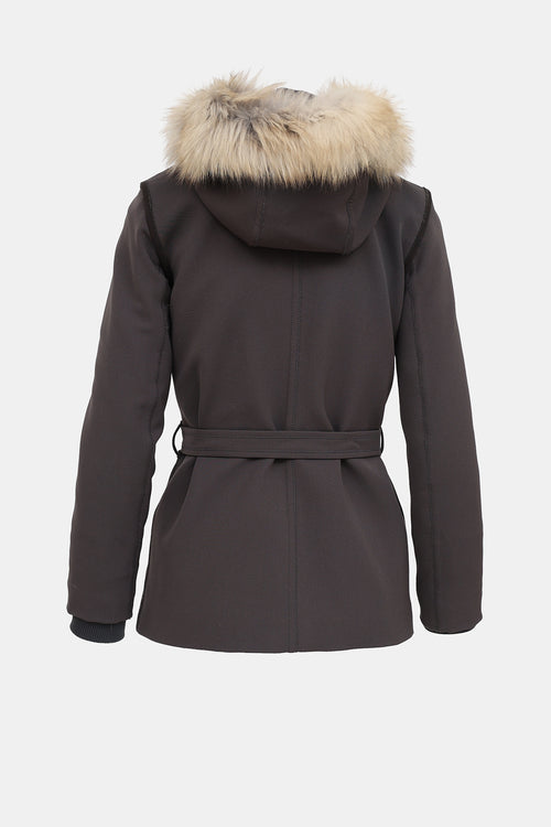 Prada Sport Fur Trim  Jacket