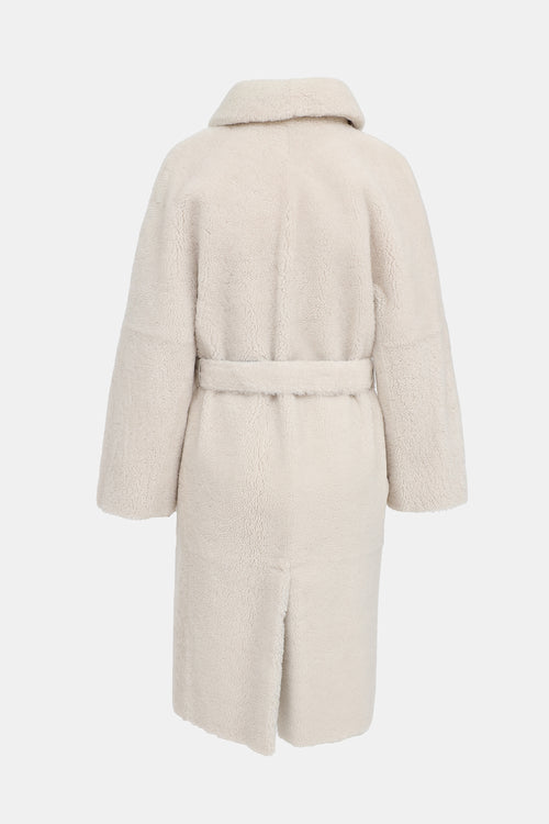 Maje Reversible Shearling Coat