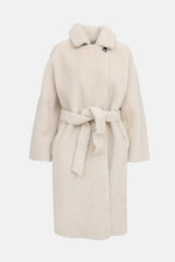 Maje Reversible Shearling Coat