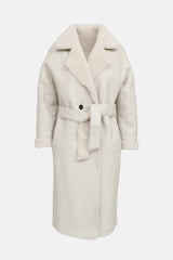 Maje Reversible Shearling Coat