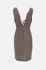 Roberto Cavalli Silk Bustier Mini Dress