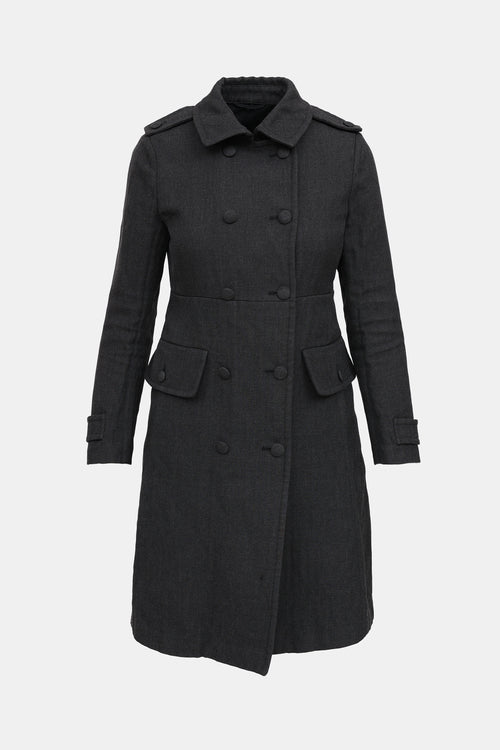 Prada Denim Trench Coat