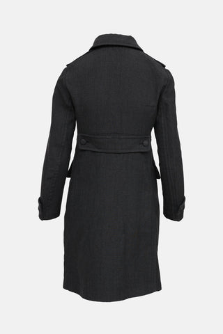 Prada Denim Trench Coat