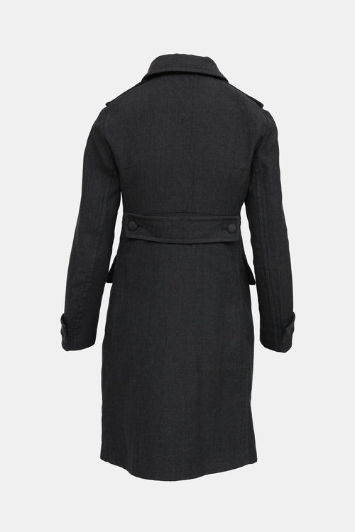 Prada Denim Trench Coat