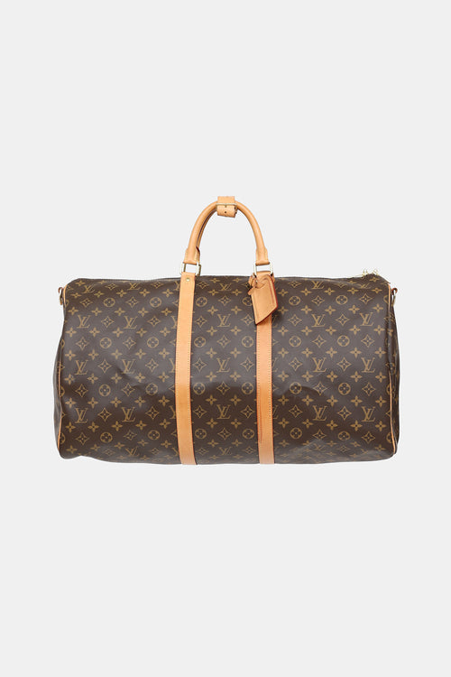 Louis Vuitton 2019 Monogram Keepall 55 Duffle Bag