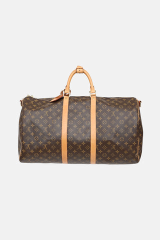 Louis Vuitton 2020 Monogram Keepall 55 Duffle Bag