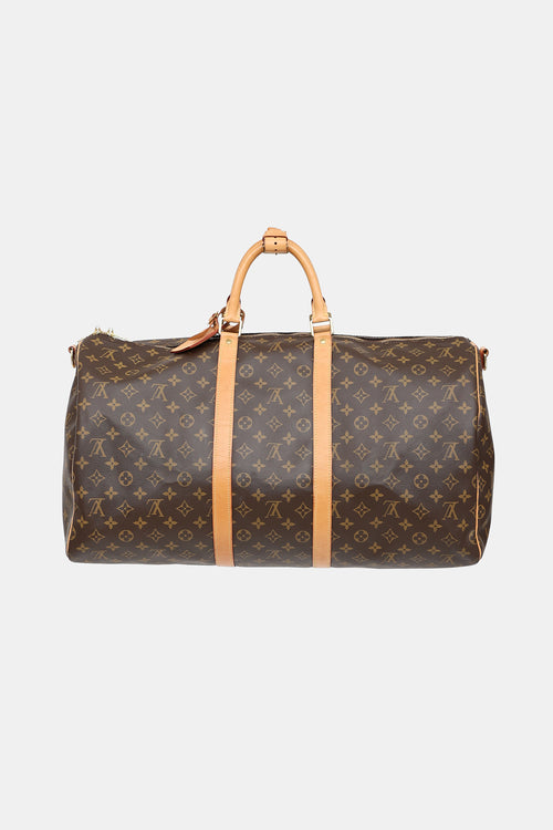 Louis Vuitton 2020 Monogram Keepall 55 Duffle Bag