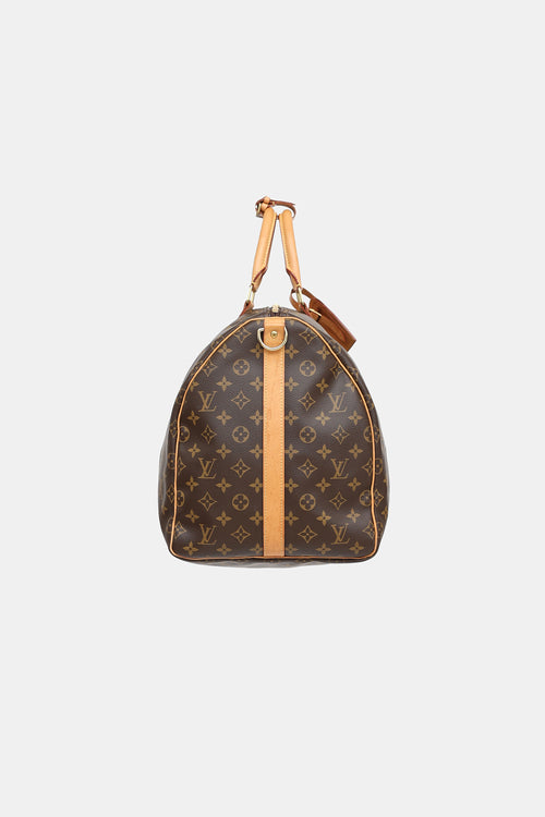 Louis Vuitton 2021 Monogram Keepall 55 Duffle Bag