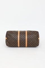 Louis Vuitton 2023 Monogram Keepall 55 Duffle Bag