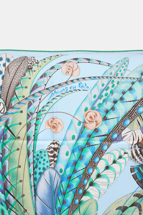 Hermès Silk Plumes en Fete Scarf