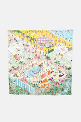 Hermès Silk On the Beach Scarf