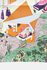 Hermès Silk On the Beach Scarf