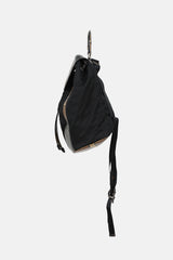 Prada 2015 Checkered Leather Nylon Backpack