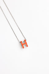 Hermès Palladium Pop H Necklace