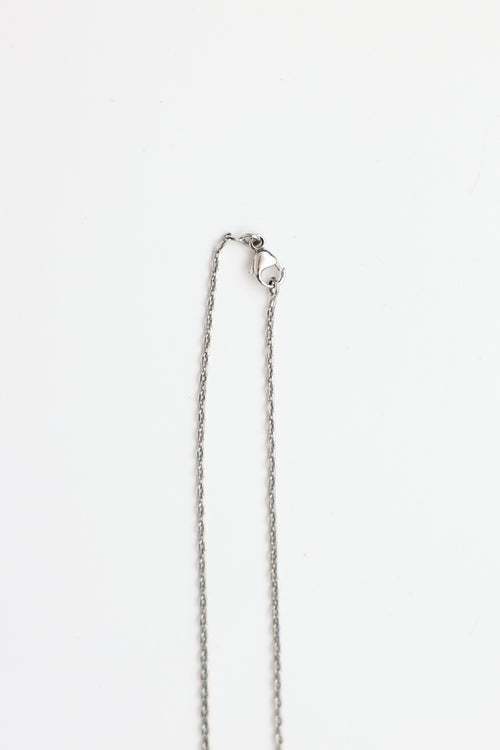 Hermès Palladium Pop H Necklace