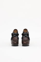 Balenciaga Buckle Wedge Bootie