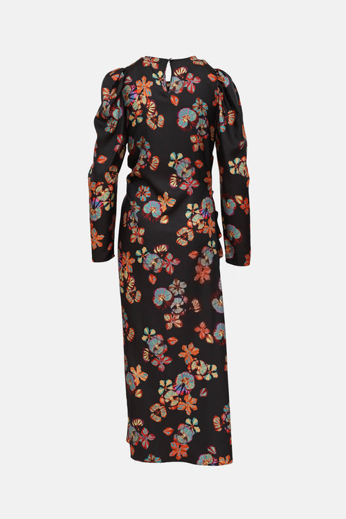 Ulla Johnson Silk Floral Dress